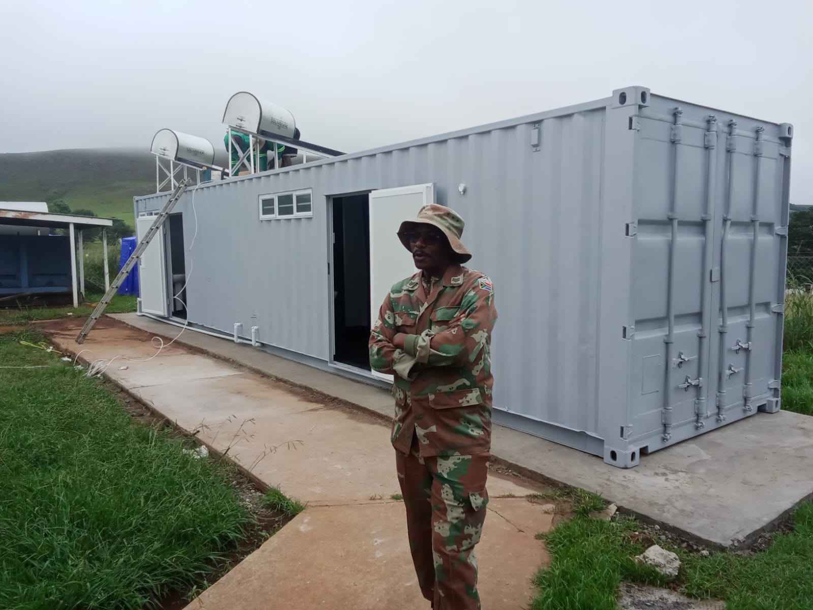 Military container facility